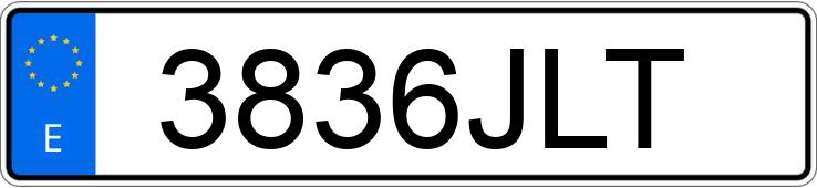 Numer rejestracyjny 3836JLT posiada FORD TRANSIT CONNECT Numer rejestracyjny 3836JLT posiada FORD TRANSIT CONNECT