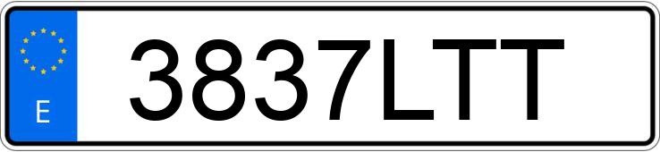 Numer rejestracyjny 3837LTT posiada MAXUS E DELIVER 3 Numer rejestracyjny 3837LTT posiada MAXUS E DELIVER 3