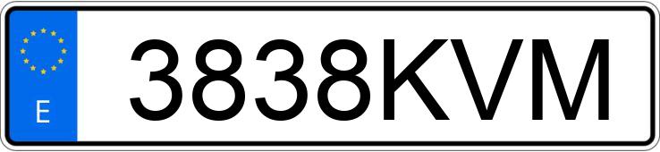 Numer rejestracyjny 3838KVM posiada KIA STONIC Numer rejestracyjny 3838KVM posiada KIA STONIC