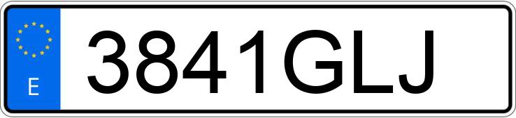 Numer rejestracyjny 3841GLJ posiada BMW K 1300