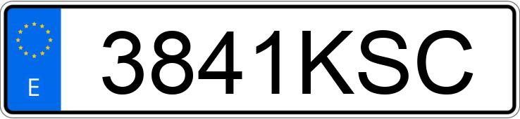 Numer rejestracyjny 3841KSC posiada SUZUKI BALENO