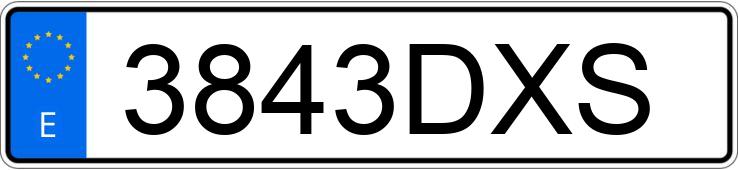 Numer rejestracyjny 3843DXS posiada RENAULT MEGANE Numer rejestracyjny 3843DXS posiada RENAULT MEGANE