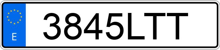 Numer rejestracyjny 3845LTT posiada MAXUS E DELIVER 3 Numer rejestracyjny 3845LTT posiada MAXUS E DELIVER 3