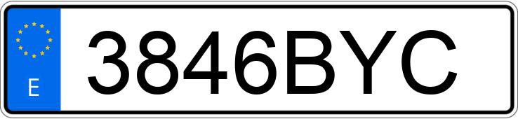 Numer rejestracyjny 3846BYC posiada SEAT LEON Numer rejestracyjny 3846BYC posiada SEAT LEON