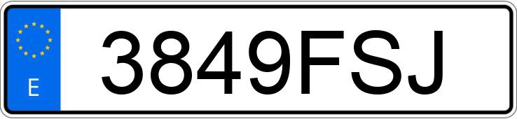 Numer rejestracyjny 3849FSJ posiada FIAT PUNTO Numer rejestracyjny 3849FSJ posiada FIAT PUNTO