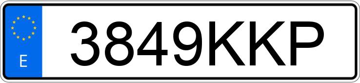 Numer rejestracyjny 3849KKP posiada BMW SERIE 3 Numer rejestracyjny 3849KKP posiada BMW SERIE 3