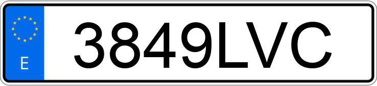 Numer rejestracyjny 3849LVC posiada RENAULT MEGANE Numer rejestracyjny 3849LVC posiada RENAULT MEGANE