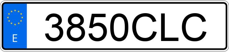 Numer rejestracyjny 3850CLC posiada FORD FOCUS