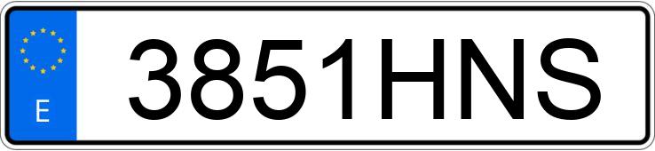 Numer rejestracyjny 3851HNS posiada CASTROSUA MAGNUS Numer rejestracyjny 3851HNS posiada CASTROSUA MAGNUS