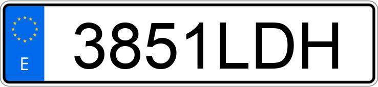 Numer rejestracyjny 3851LDH posiada SUZUKI BURGMAN 125