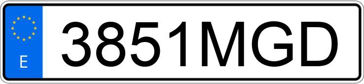 Numer rejestracyjny 3851MGD posiada PORSCHE 911 Numer rejestracyjny 3851MGD posiada PORSCHE 911