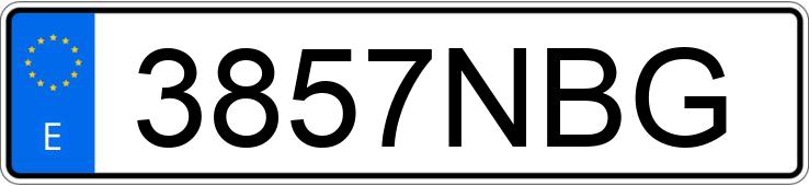 Numer rejestracyjny 3857NBG posiada BMW X1 Numer rejestracyjny 3857NBG posiada BMW X1