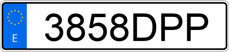 Numer rejestracyjny 3858DPP posiada VOLKSWAGEN GOLF Numer rejestracyjny 3858DPP posiada VOLKSWAGEN GOLF