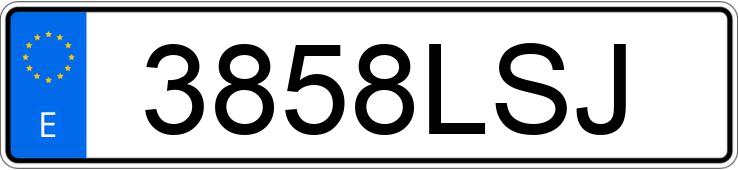 Numer rejestracyjny 3858LSJ posiada MERCEDES SPRINTER Numer rejestracyjny 3858LSJ posiada MERCEDES SPRINTER