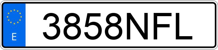 Numer rejestracyjny 3858NFL posiada BMW SERIE 1 Numer rejestracyjny 3858NFL posiada BMW SERIE 1
