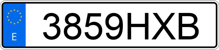 Numer rejestracyjny 3859HXB posiada CITROEN C4 GRAND PICASSO