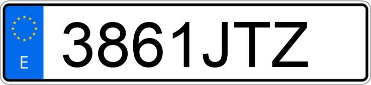 Numer rejestracyjny 3861JTZ posiada PEUGEOT 208