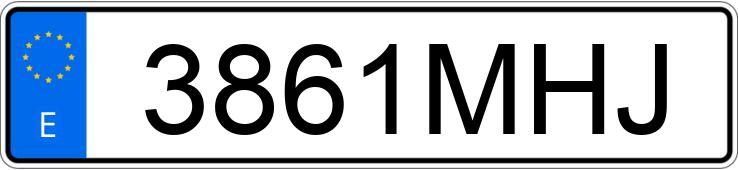 Numer rejestracyjny 3861MHJ posiada HYUNDAI I20