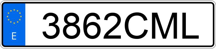 Numer rejestracyjny 3862CML posiada SEAT LEON