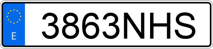 Numer rejestracyjny 3863NHS posiada LEXMOTO ASPIRE