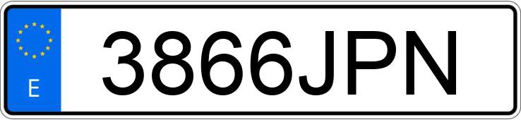 Numer rejestracyjny 3866JPN posiada TOYOTA YARIS Numer rejestracyjny 3866JPN posiada TOYOTA YARIS