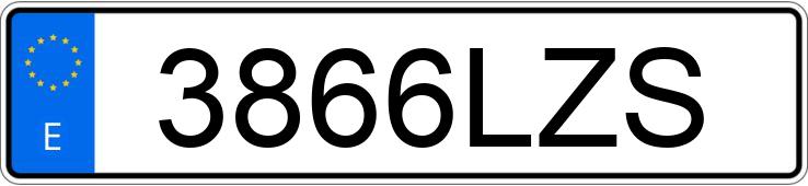 Numer rejestracyjny 3866LZS posiada TOYOTA CAMRY Numer rejestracyjny 3866LZS posiada TOYOTA CAMRY