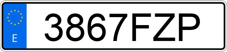 Numer rejestracyjny 3867FZP posiada ALFA ROMEO 147
