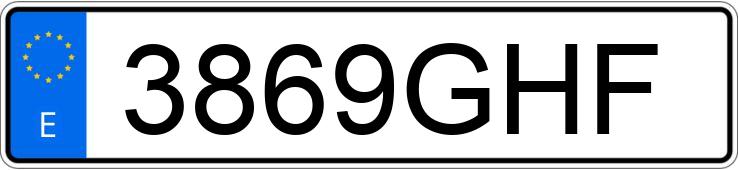 Numer rejestracyjny 3869GHF posiada PEUGEOT 207 Numer rejestracyjny 3869GHF posiada PEUGEOT 207