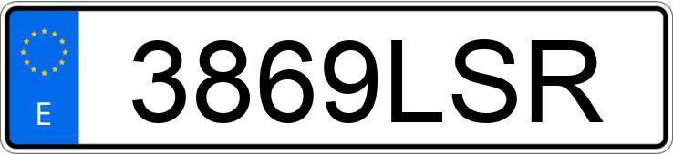 Pirate de la route dans un véhicule immatriculé 3869LSR