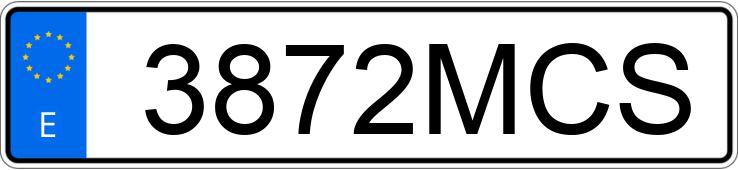 Numer rejestracyjny 3872MCS posiada TOYOTA COROLLA CROSS