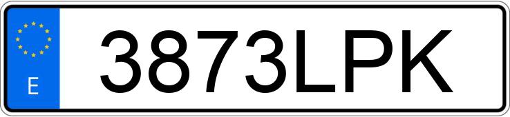 Numer rejestracyjny 3873LPK posiada CITROEN BERLINGO Numer rejestracyjny 3873LPK posiada CITROEN BERLINGO