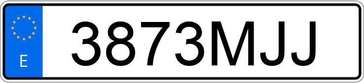 Numer rejestracyjny 3873MJJ posiada MERCEDES GLA (247)