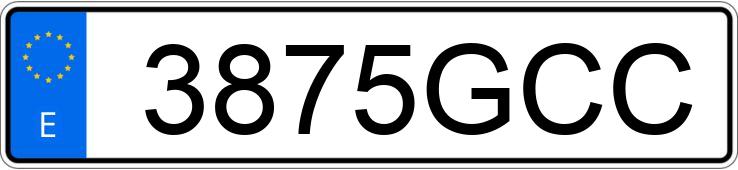 Numer rejestracyjny 3875GCC posiada MAZDA MAZDA2