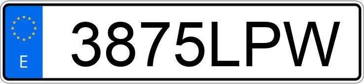 Numer rejestracyjny 3875LPW posiada FORD KUGA Numer rejestracyjny 3875LPW posiada FORD KUGA