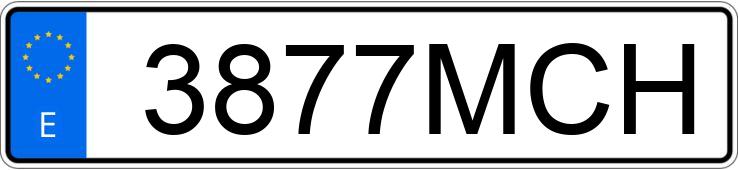 Numer rejestracyjny 3877MCH posiada HYUNDAI SANTA FE 2.2 CRDI 4X2 TECNO 8DCT