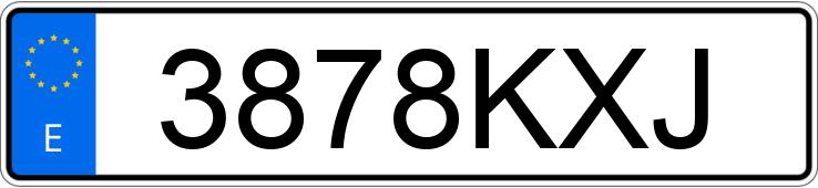 Numer rejestracyjny 3878KXJ posiada INFINITI Q60