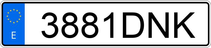Numer rejestracyjny 3881DNK posiada MERCEDES E (211) Numer rejestracyjny 3881DNK posiada MERCEDES E (211)