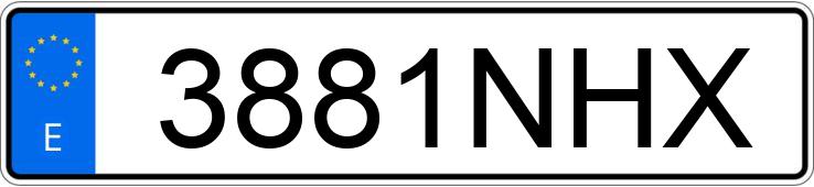 Numer rejestracyjny 3881NHX posiada TOYOTA RAV4 Numer rejestracyjny 3881NHX posiada TOYOTA RAV4