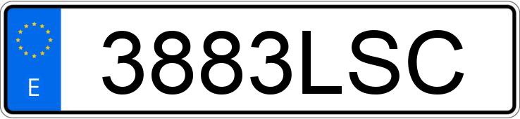 Numer rejestracyjny 3883LSC posiada BMW SERIE 1 E87 118D