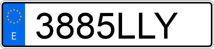 Numer rejestracyjny 3885LLY posiada RENAULT CLIO Numer rejestracyjny 3885LLY posiada RENAULT CLIO