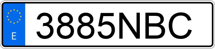 Numer rejestracyjny 3885NBC posiada RENAULT CAPTUR