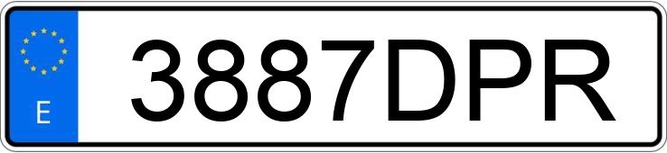 Numer rejestracyjny 3887DPR posiada SEAT CORDOBA