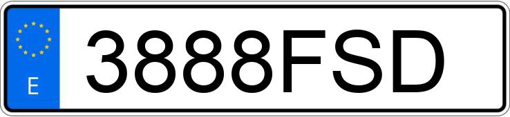 Numer rejestracyjny 3888FSD posiada SAAB 9-3 Numer rejestracyjny 3888FSD posiada SAAB 9-3