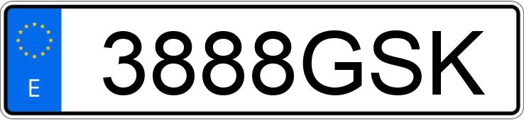 Numer rejestracyjny 3888GSK posiada PEUGEOT 207 Numer rejestracyjny 3888GSK posiada PEUGEOT 207