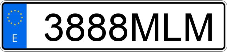 Numer rejestracyjny 3888MLM posiada OPEL CORSA