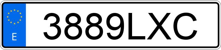 Numer rejestracyjny 3889LXC posiada FORD FOCUS