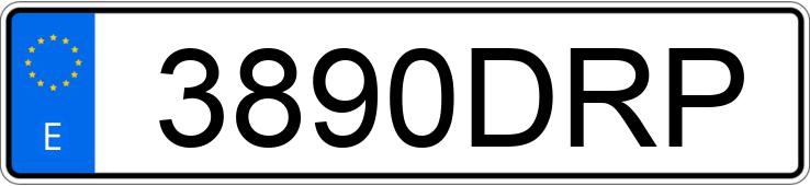 Numer rejestracyjny 3890DRP posiada CITROEN C3