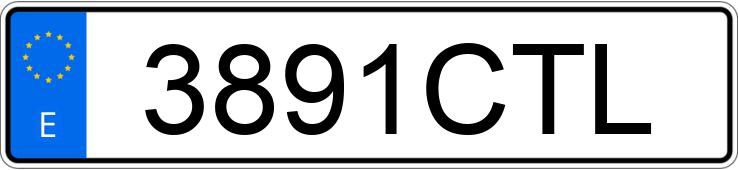 Numer rejestracyjny 3891CTL posiada FORD FOCUS