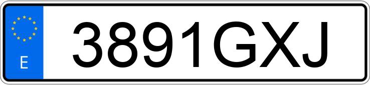 Numer rejestracyjny 3891GXJ posiada RENAULT LAGUNA Numer rejestracyjny 3891GXJ posiada RENAULT LAGUNA
