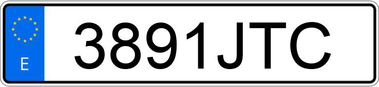 Numer rejestracyjny 3891JTC posiada FIAT DUCATO